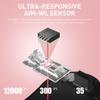 DAREU A950 Игровой RGB-зарядный стенд 12000 Одобренная по техническим стандартам Мышь, Розовый, Милый, Беспроводной, Симметричный, Легкий, USB/2,4 ГГц/Bluetooth,