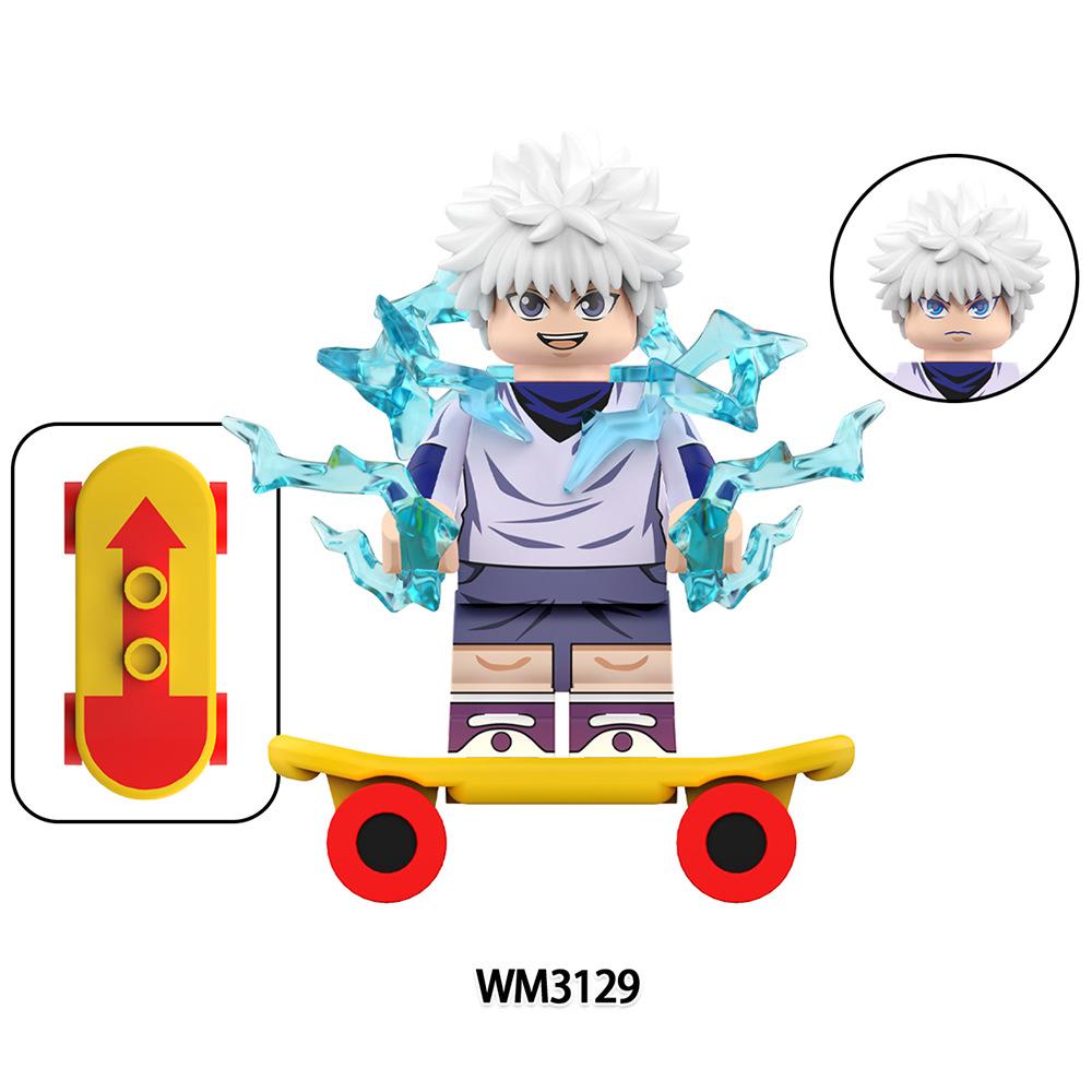 Anime Mini Building Block Dolls Action Figures Bricks Assembly Assembly Toys for Children