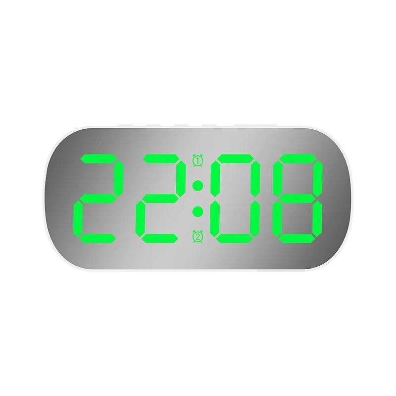 Clock 1PCS LED Digital Display Electronic Desktop Student Children Mirror Small Alarm Clock Decoration Home Living Room Bedroom