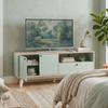 TV Stand Cabinet for Television up to 36 Inch, Modern TV Unit with 2 Doors, Entertainment Center with Adjustable Shelf