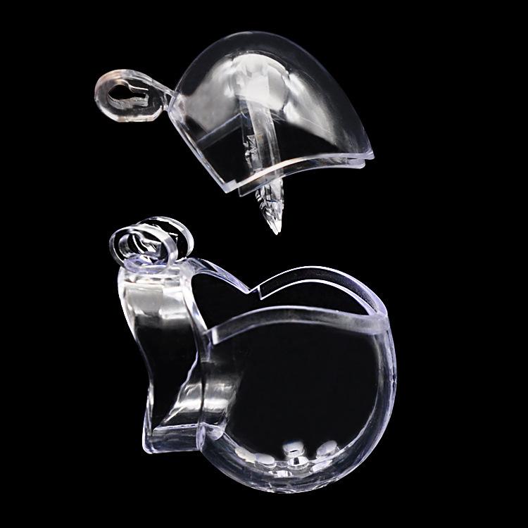Men's Egg-Shaped Chastity Lock Cage CB6000 - Kinky Restraint Ring for Adult Use