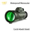 50x60 Waterproof Monocular Bird Watching Telescope With Smartphone Mount & Tripod For Travelling Hunting