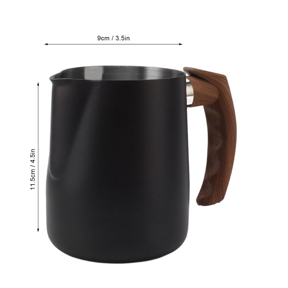 600ml Capacity Stainless Steel Frothing Cup Dripless Spout Milk Frothing Pitcher Cappuccino Making