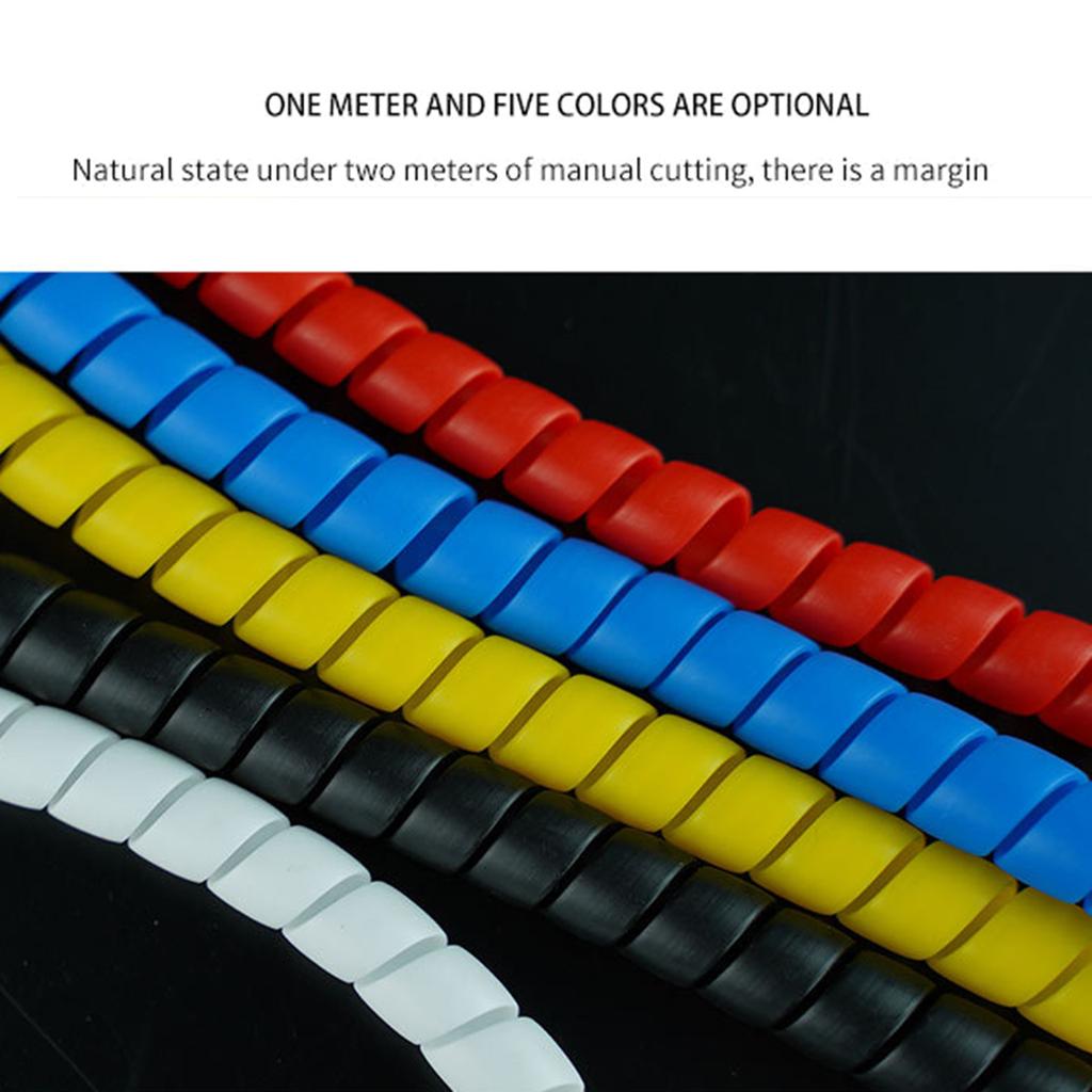 Защита троса тормоза самоката, оплетка троса, 2 м, спиральная трубка для самоката, защита троса, спиральная оплетка для тормозной линии