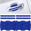 8PCS Set Vehicle Door Protector Bling Car Handle Decals Door Handle Protector  For Vehicle Interior