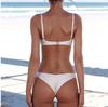 Женский летний модный сексуальный купальник с принтом на талии и слингом, комплект бикини