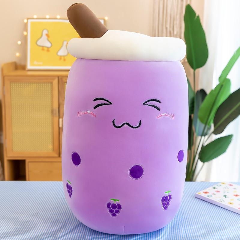 24 см Подушка для чая с молоком Kawaii Мягкая плюшевая игрушка Boba Tea Plushie Игрушка для детей Игрушки Подарки на день рождения