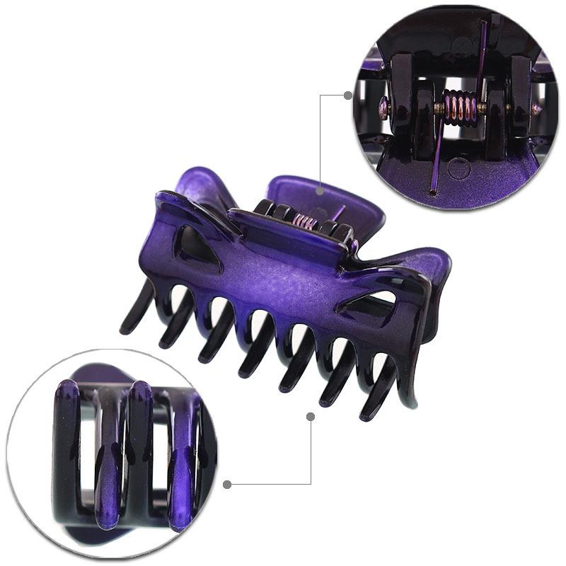 Среднего размера Маленький Зажим 7-зубчатая Заколка для волос Женская Верхняя заколка Зажим-краб для парика