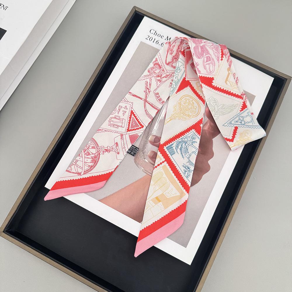 Женская сумка-обертка с твиловой лентой в корейском стиле и шейный платок