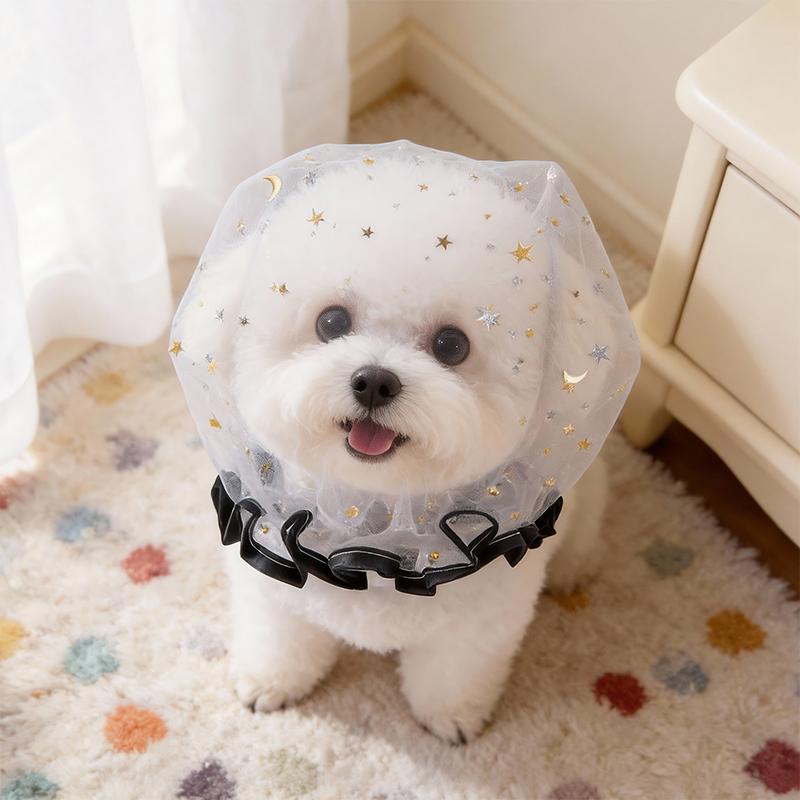 Breathable Pet Mesh Headgear for Dogs Portable Anti-Stray and Eating Prevention