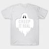 Женская футболка Creep It Real с принтом Харадзюку, кавайная футболка, летняя футболка с коротким рукавом, женская футболка, топ