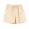 Women Shorts Elastic Waist Adjustable Drawstring Casual Shorts with Pockets Wide Leg