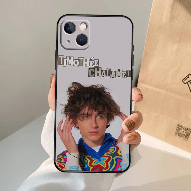 Чехол для телефона актера Тимоти Шаламе для iPhone 17 Air 16 15 14 11 12 13 Pro Max 12 13 mini 15 16 Plus 16e Чехол Coque