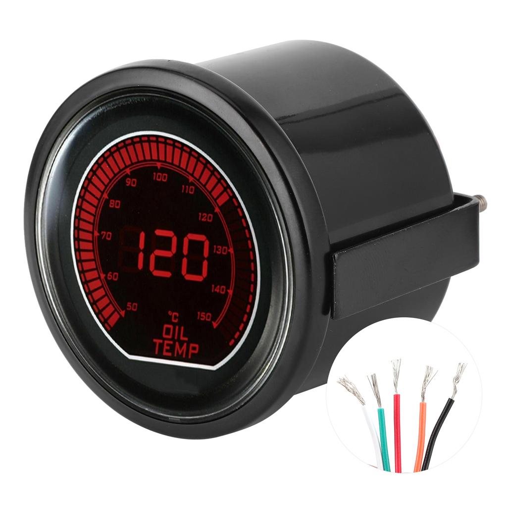 Датчик температуры масла 52 мм2 дюйма для универсального измерителя серии EVO с синим и красным светодиодом для бензина 12 В