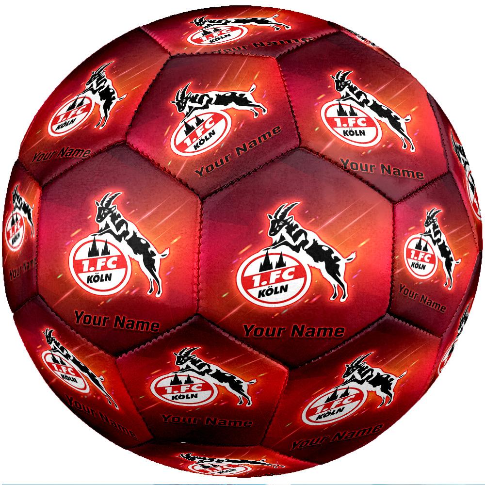 FC Köln Fashion Size 5 Football Wearproof Non‑Slip Soccer Ball For Sports Training Entertainment Use
