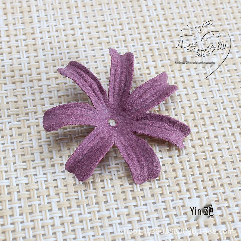 7-Piece DIY Handmade Pressed Fiber Flower Hair Accessories Set