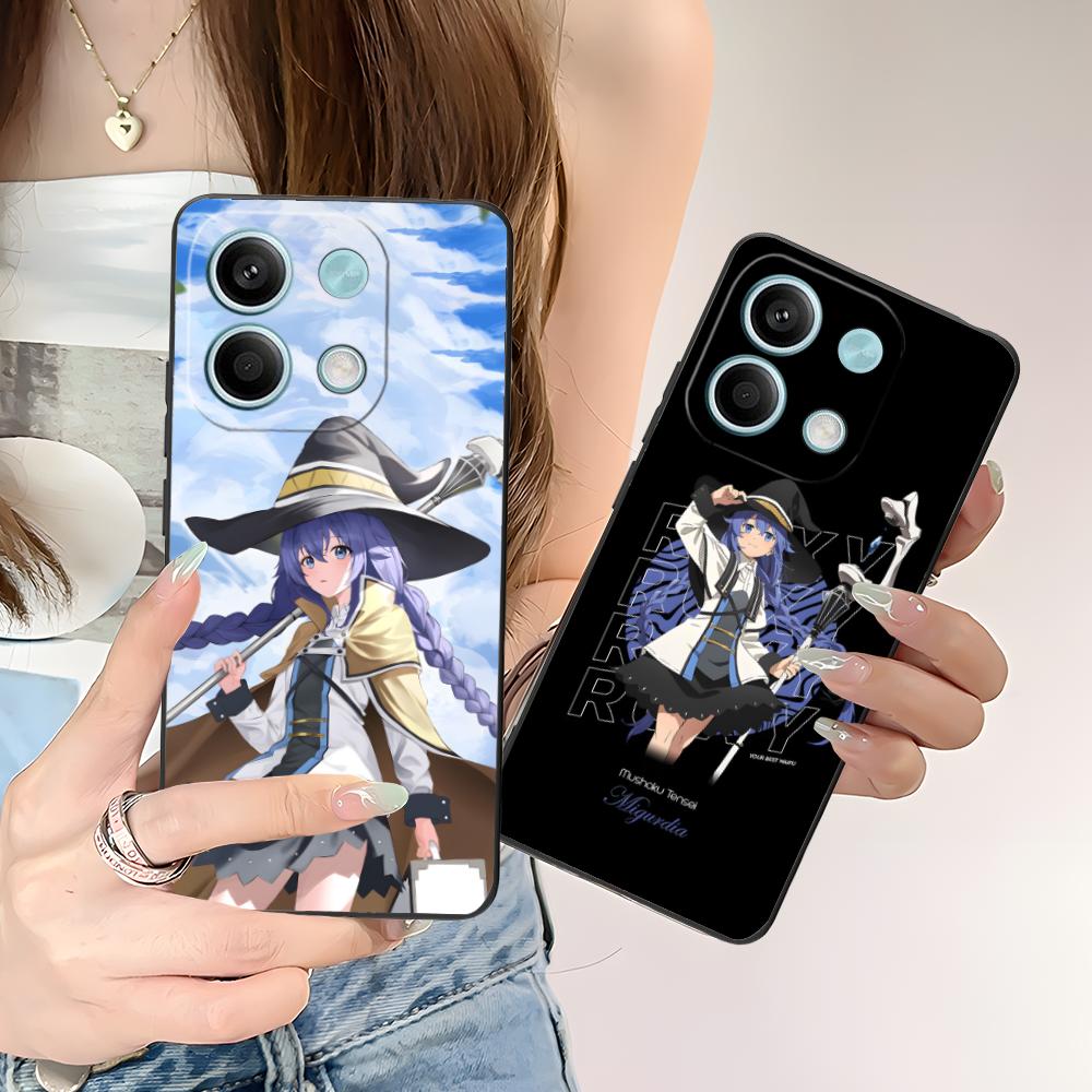 Чехол для мобильного телефона Mushoku Tensei Roxy для POCO F7 F6 F5 F4 F3 F2 Pro GT C75 C71 C65 C61 C40 Pro Ultra с яркой печатью