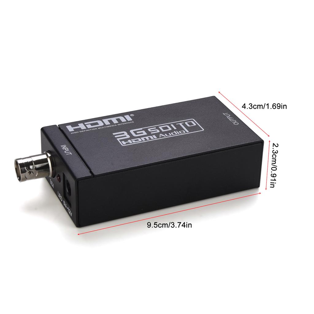 Преобразователь интерфейса мультимедиа SDI в HighClear 3GSDI в HDMIСовместимый видео-аудио преобразователь 8