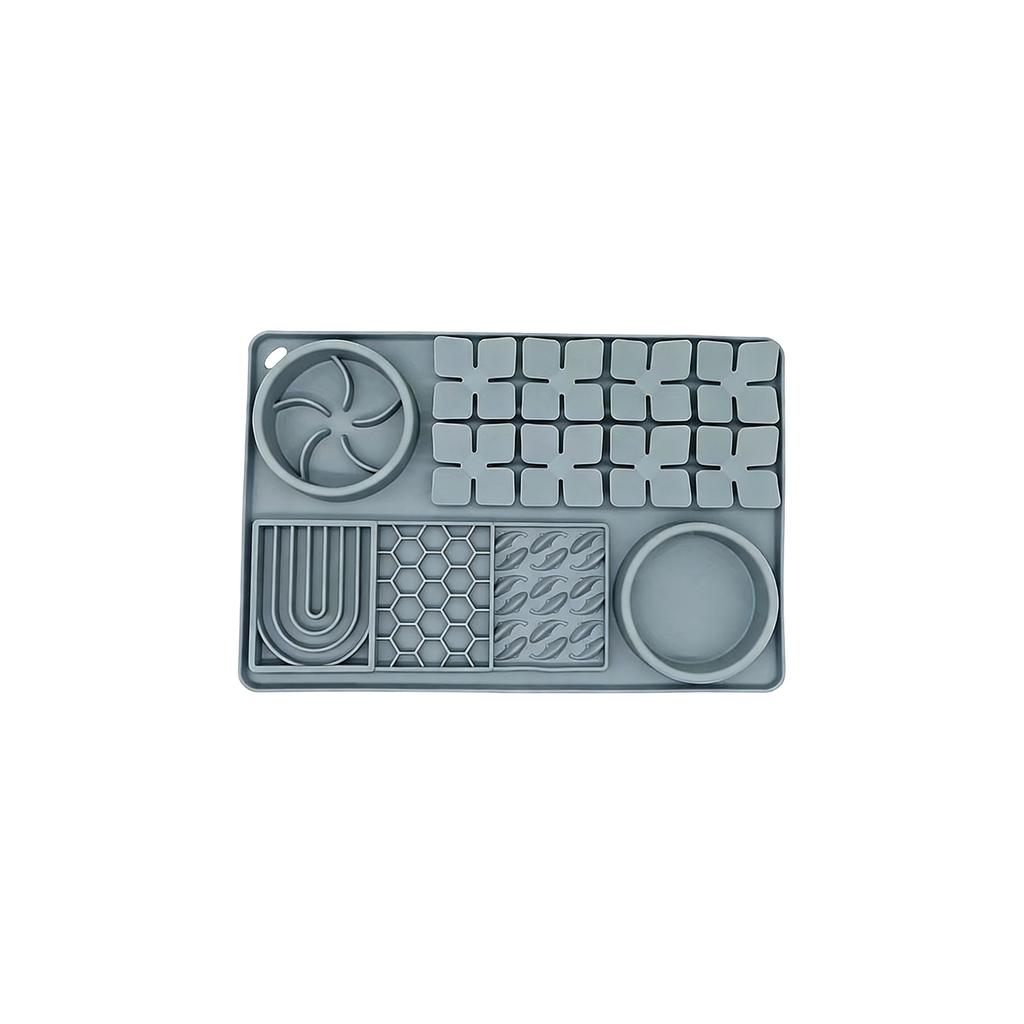 Новая многофункциональная подставка для облизывания домашних животных, миска для животных из пищевого силикона, для предотвращения удушья и силиконовая разделительная пластина