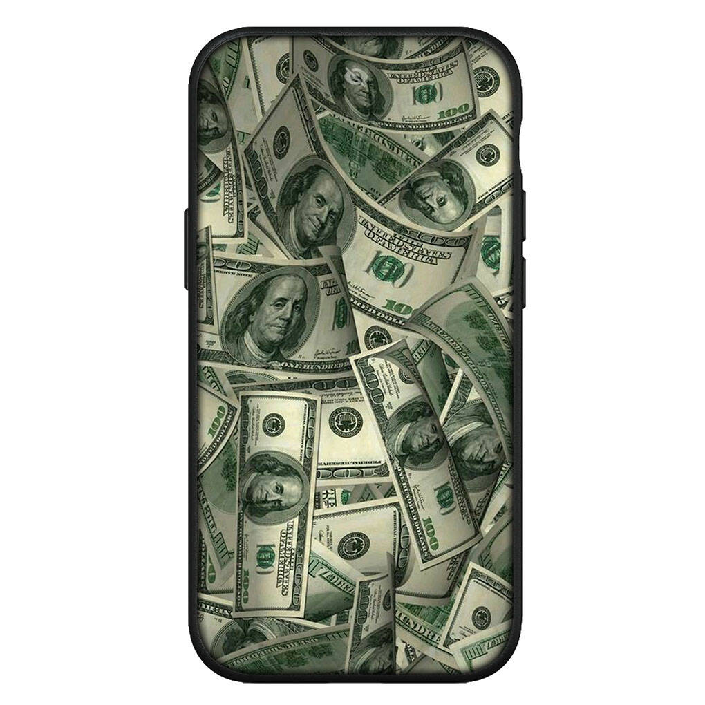 Чехол для iPhone 17 16 15 Xiaomi Poco Redmi Note 14 13 12 11 Pro Max 9 16e Samsung Galaxy S25 S24 S23 OPPO Huawei Деньги 100 Долларов Крутой Чехол для Телефона