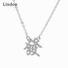 Lindon Women Necklace Pendant Copper Alloy Zircon Fashion Gift
