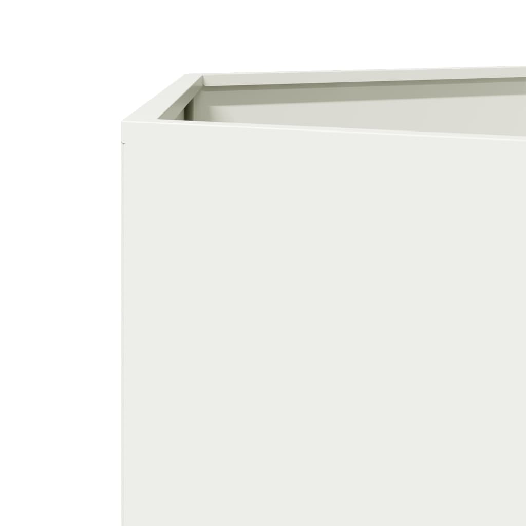 White Hexagonal Planter