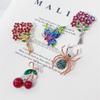 Fashion Alloy Crystal Glass Brooch Brooch With Rhinestone Bouquet High -End Brooch Accessories
