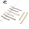 Универсальные металлические удлинительные цепочки для ювелирных изделий с совместимостью с застежкой-лобстером - 50 штук