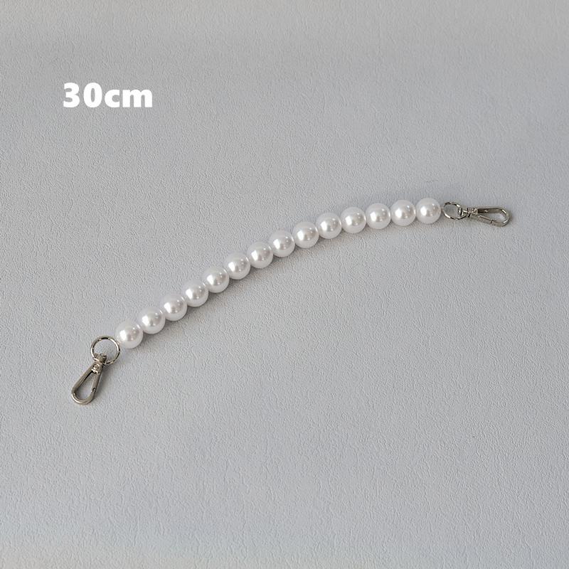 Новая модная женская сумка, аксессуары для сумок, белая цепочка из акриловой смолы, роскошный однотонный ремешок, женский плечевой клатч, цепочка с ручкой