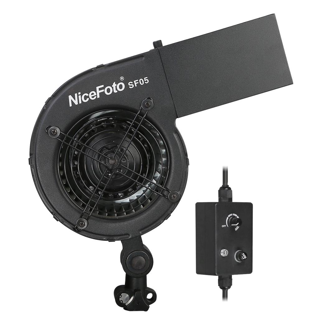 NiceFoto SF05 Studio Photography Wind Hair Blower Stream Fan for Taking Fashion Portrait Photos