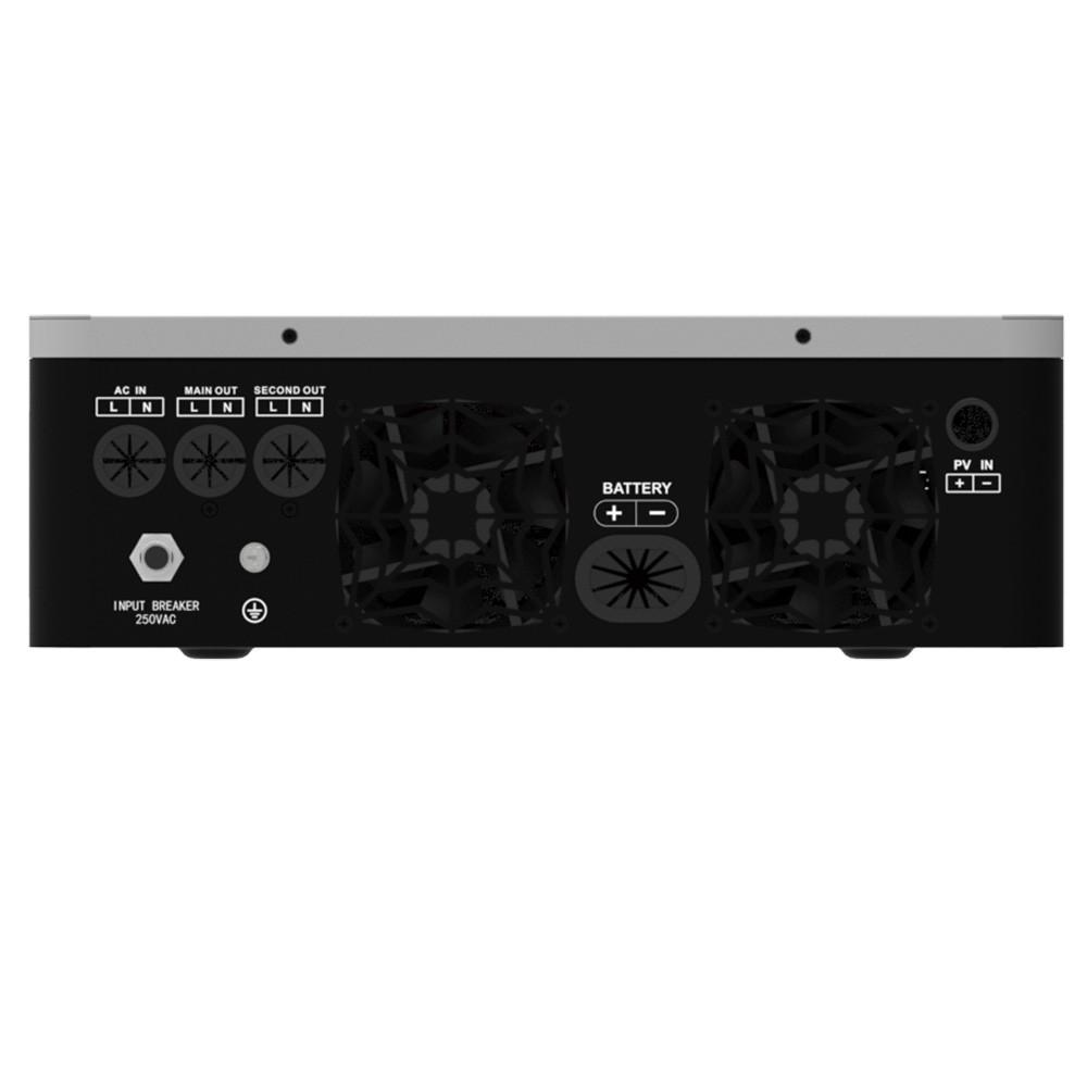 Восстановленный гибридный солнечный инвертор DAXTROMN 6200 Вт, 48 В постоянного тока, 120 А MPPT солнечный контроллер заряда, 500 В постоянного тока PV вход, 2 выхода нагрузки, встроенный WiFi