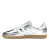 Adidas Samba OG Cracked Metallic Pack - Серебристые Женские Кроссовки Серебристо-Металлик Обувь-Белый Основной-Белый JR0035