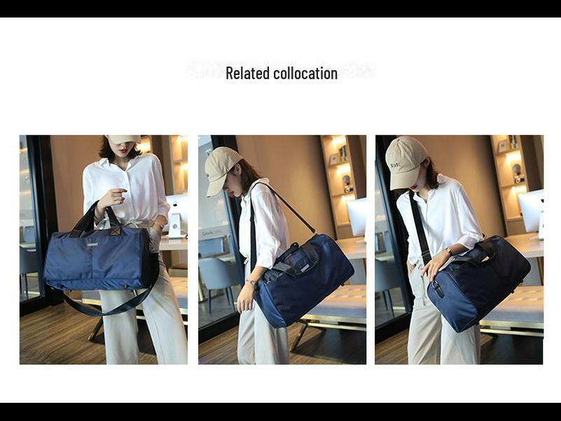 Мужская водонепроницаемая дорожная сумка из ткани Оксфорд — легкая, вместительная, спутник на короткие расстояния