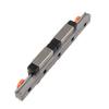 Linear Guide Rail High Accuracy Bearing Steel Strong Bearing Wear Resistant Linear Rail with 2 Slide Blocks
