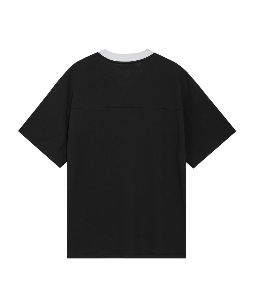 REST&RECREATION Coloration Jersey Top - Black