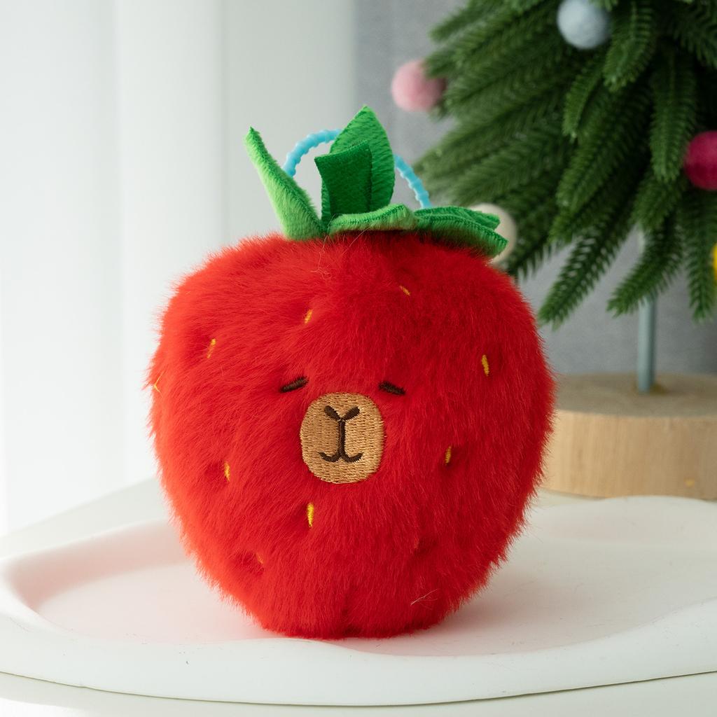 Капибала плюшевый кулон, милая кукла-капибар, тряпичная кукла, брелок, 4-дюймовая кукла-захват