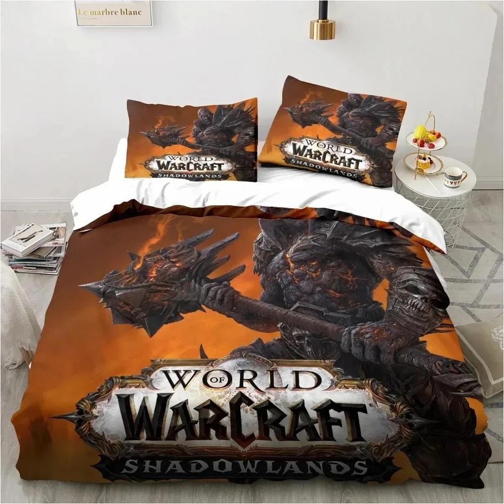 3D-печать игровой World Warcraft комплект постельного белья пододеяльник постельный комплект пододеяльник наволочка одеяло king size queen размер для мальчиков взрослых