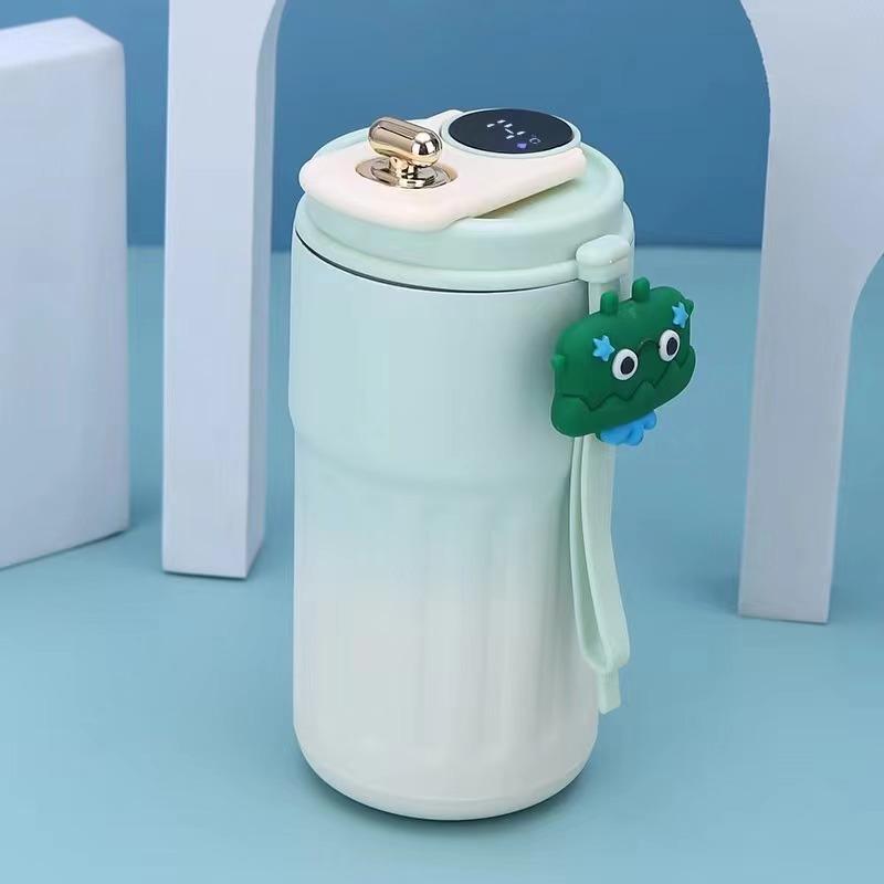 Дисплей температуры чашка для кофе из нержавеющей стали изоляционная чашка высококачественная мужская и женская двухслойная чашка для воды портативная переносная чашка