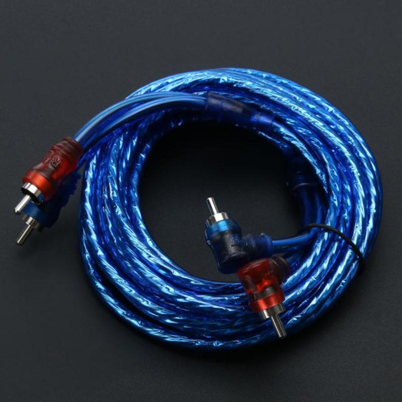 4,5 м автомобильный аудио сабвуфер усилитель усилитель Rca монтажные провода автомобильный кабель динамики