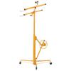 3353mm Drywall Lift, Heavy-Duty 68 kg Sheetrock Hoist with Adjustable Telescoping Arm, Lockable Wheels, Drywall Lifter Panel Jack Hoist Tools Ideal