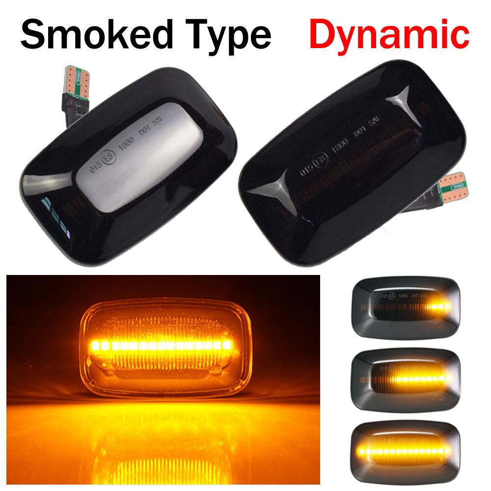 2 шт. Для Toyota Landcruiser Land Cruiser 70 80 100 Серии Бегущие Светодиодные Боковые Указатели Поворота Индикаторные Лампы Мигалки