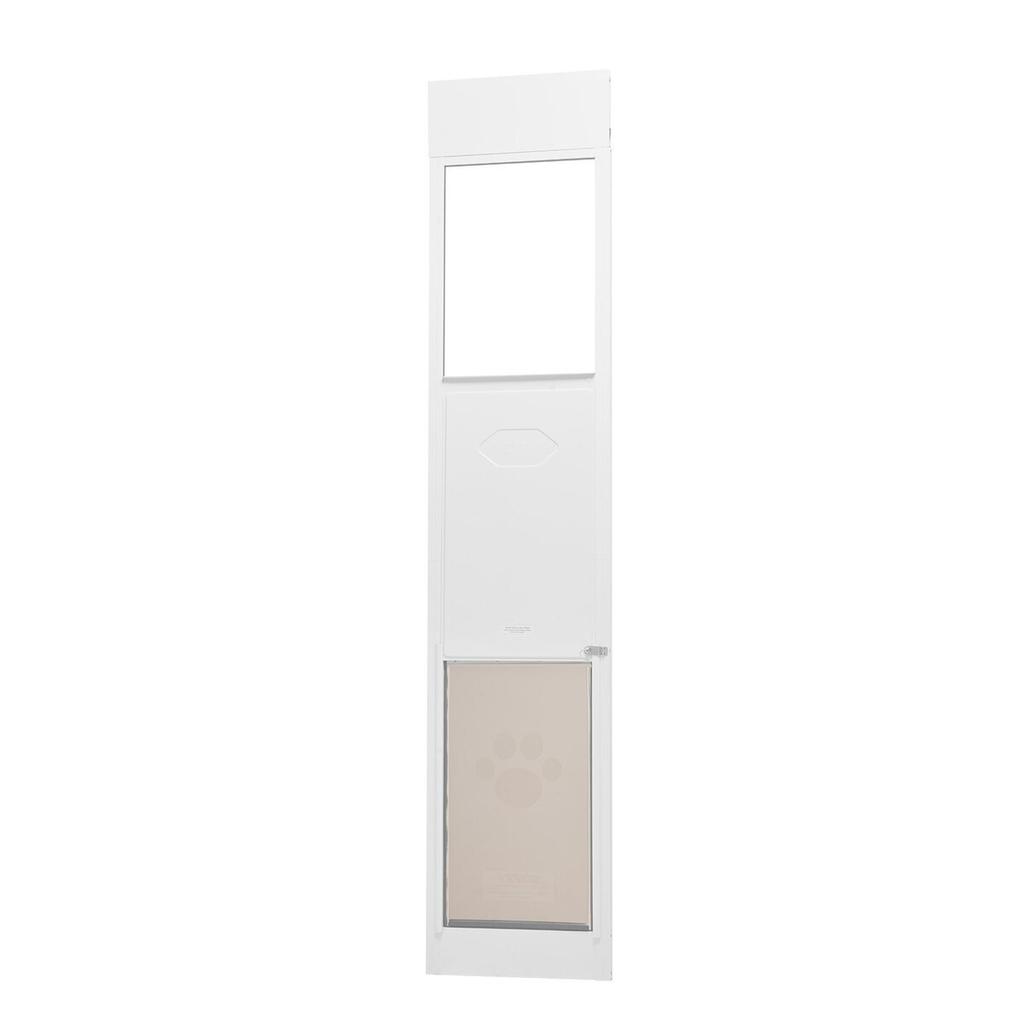 Dog Door for Sliding Glass Door 75 7/8"-80 11/16" Adjustable Height XL
