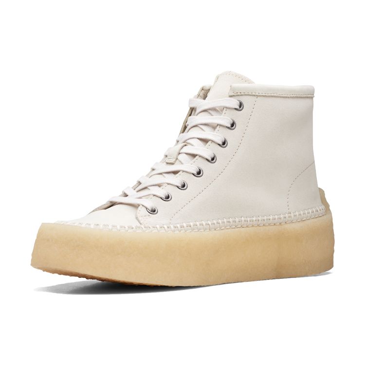 Clarks Кемпер Средняя кожа Модные Спортивные Прочные Баланс Теплые Средние Повседневная Обувь Мужская повседневная обувь Белый 261676987