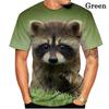3d Animal Print Cute Raccoon Design Tshirt Fashion Women's/Men's Summer T Shirt Tops XS-5XL