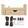 Браслет из дерева Jig Bracelet Jig Maker Kit с 2 паракордами 6 пряжек 5 зажимов Простой в использовании DIY Hand