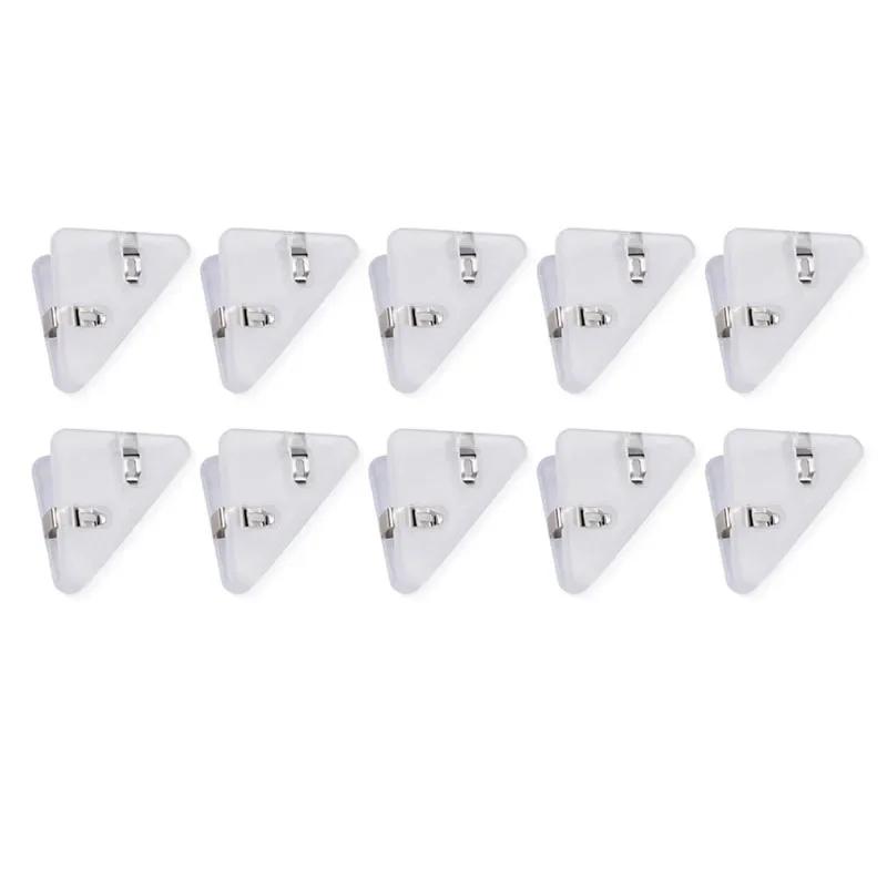 10-50pcs Multi Triangular Corner Clip Multifunctional Student Book Clip Paper Storage Tool Folder Office Desktop Storage Tool