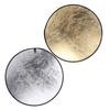 80cm   31.5in 2 In 1 Gold and Silver Photography Lighting Reflector Portable Collapsible Photo Studio Reflector with