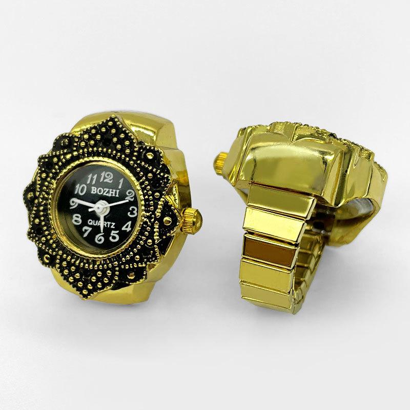 Часы с кольцом на палец, серебряные часы с кольцом для женщин и мужчин, уникальный дизайн, винтажные часы с кольцом в стиле ретро