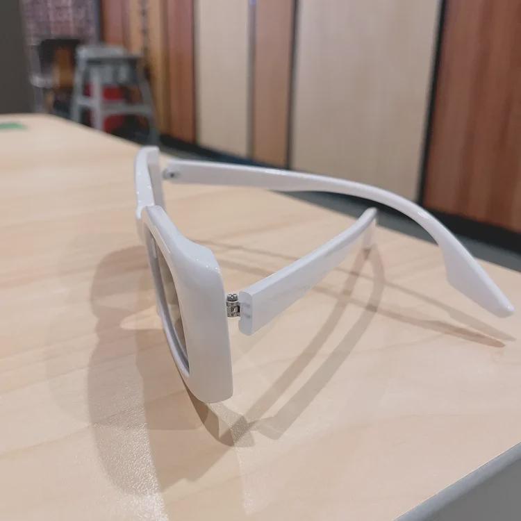 Women's Retro Rectangular Sunglasses - 2023 European & American Style, Korean Trend, Street Hip-Hop Disco Fashion