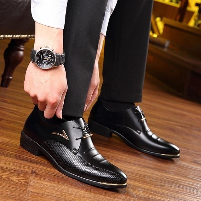 Men's Leather Lined Business Shoes Men's Leather Lined Business Shoes On Business Casual Leather Shoes Classic Soft Breathable Men Shoes Flats